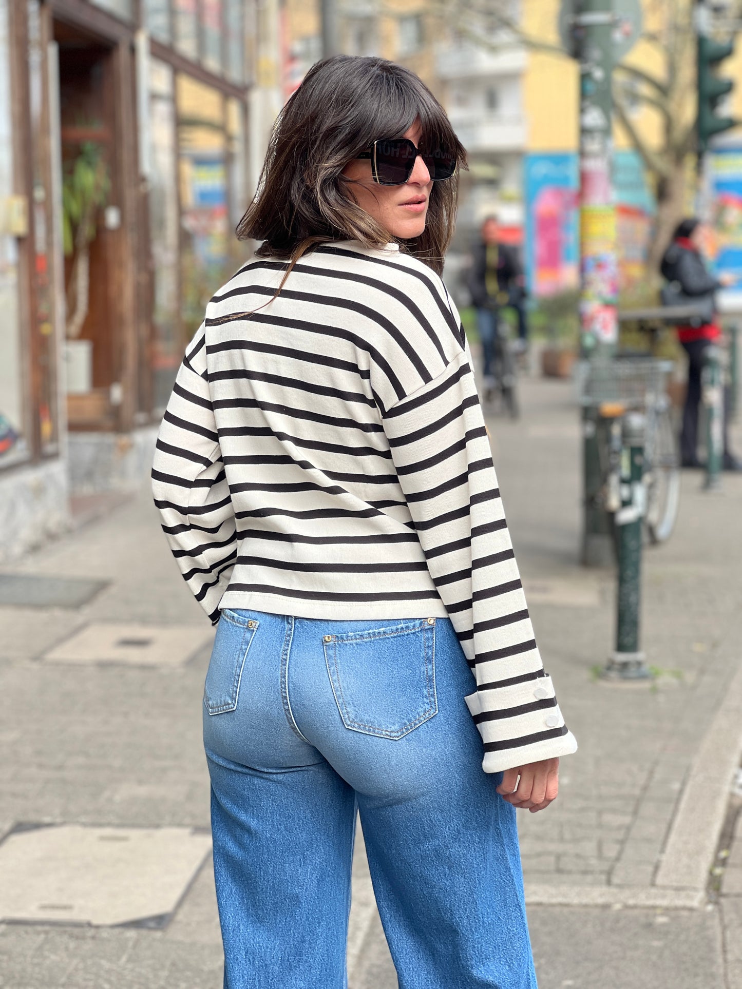 BSB Pullover Trompetenärmel