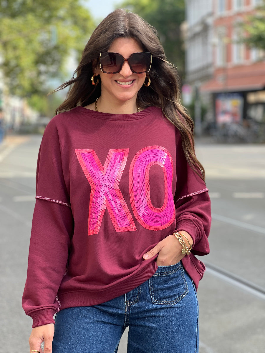 Miss Goodlife Pullover XO Paillette  No 129 concept store Duesseldorf