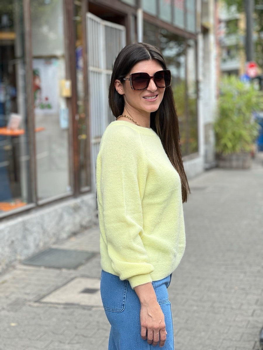 N°129 Pullover Babyalpaca Bündchen