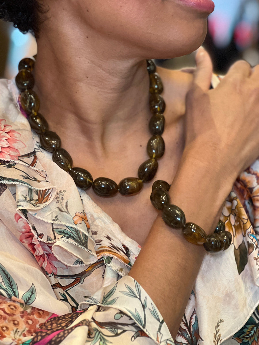 N°129 Armband große Perlen