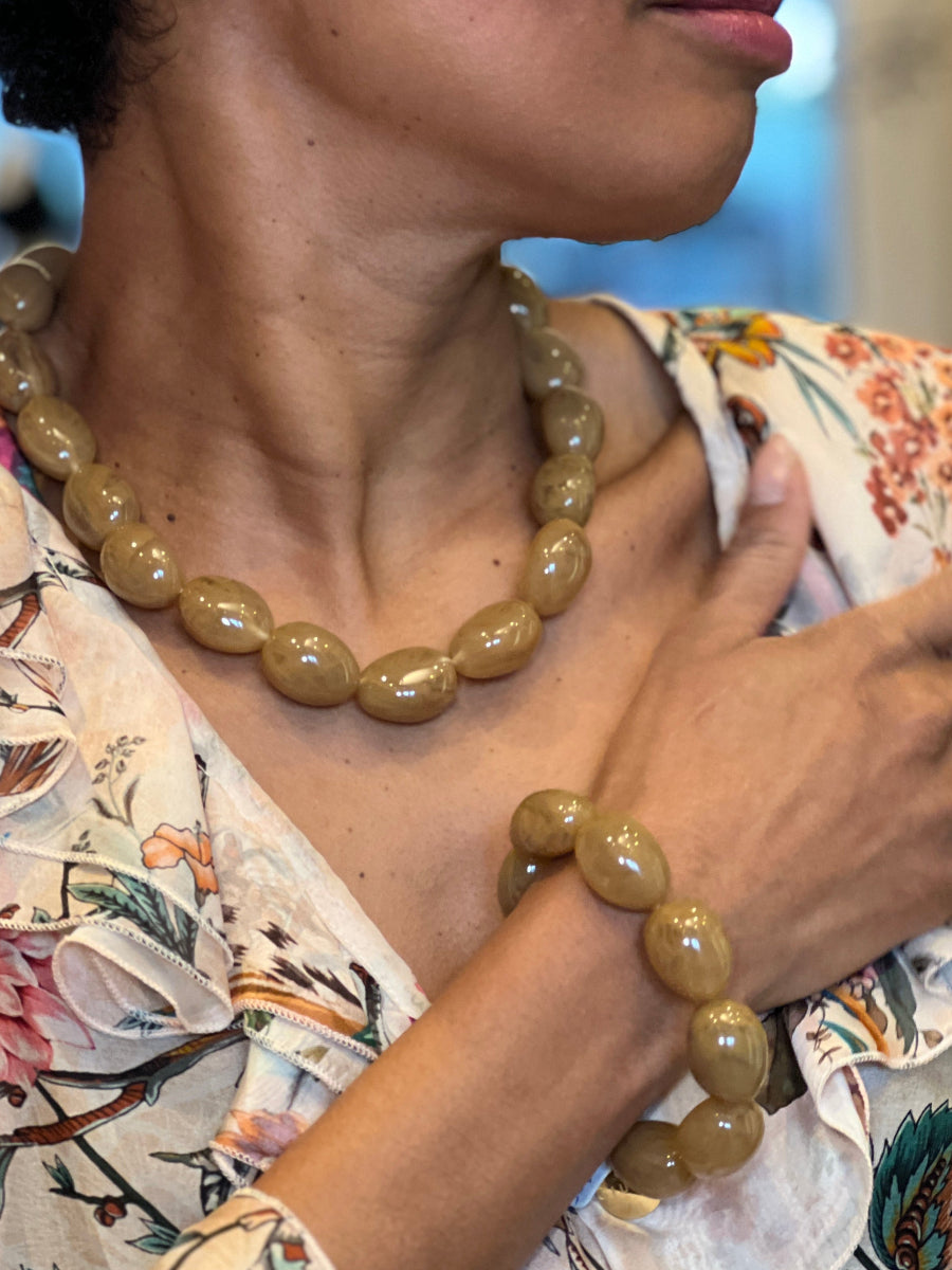 N°129 Kette große Perlen. No129 concept store Düsseldorf 