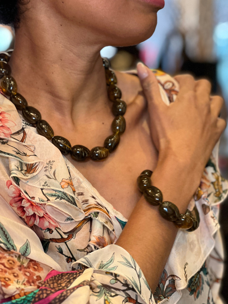 N°129 Kette große Perlen. No129 concept store Düsseldorf 