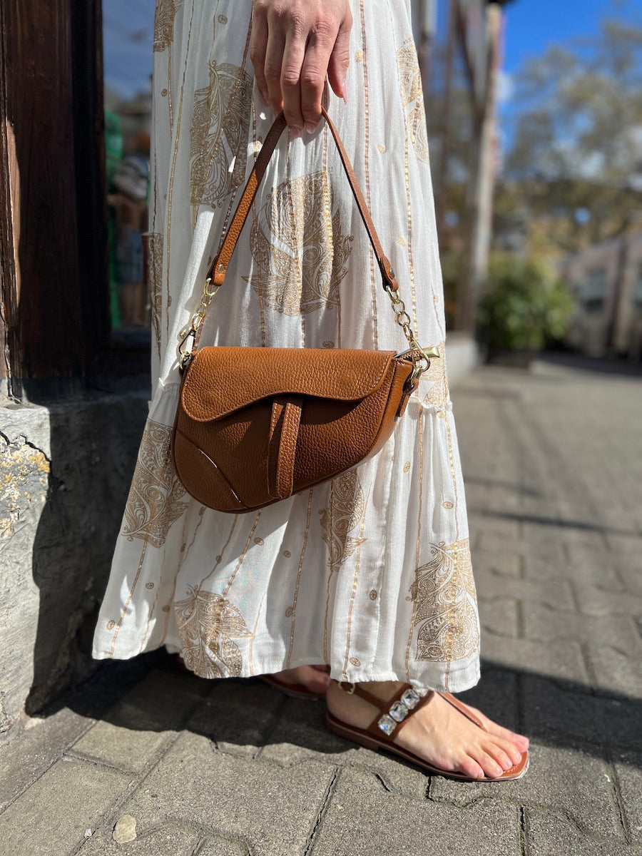 Boho Leder Umhängetasche Damen Braun Damen Handtasche UmhÃ