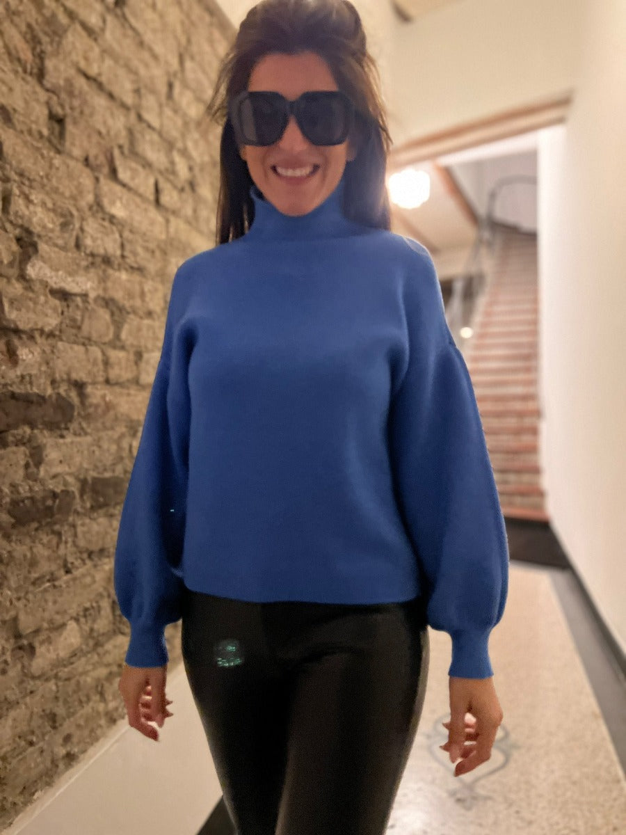 Pullover Liza mit Stehkragen kurz No 129 concept store Düsseldorf